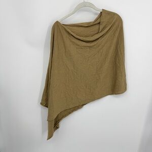 Kerisma knit wool blend cape tan‎
